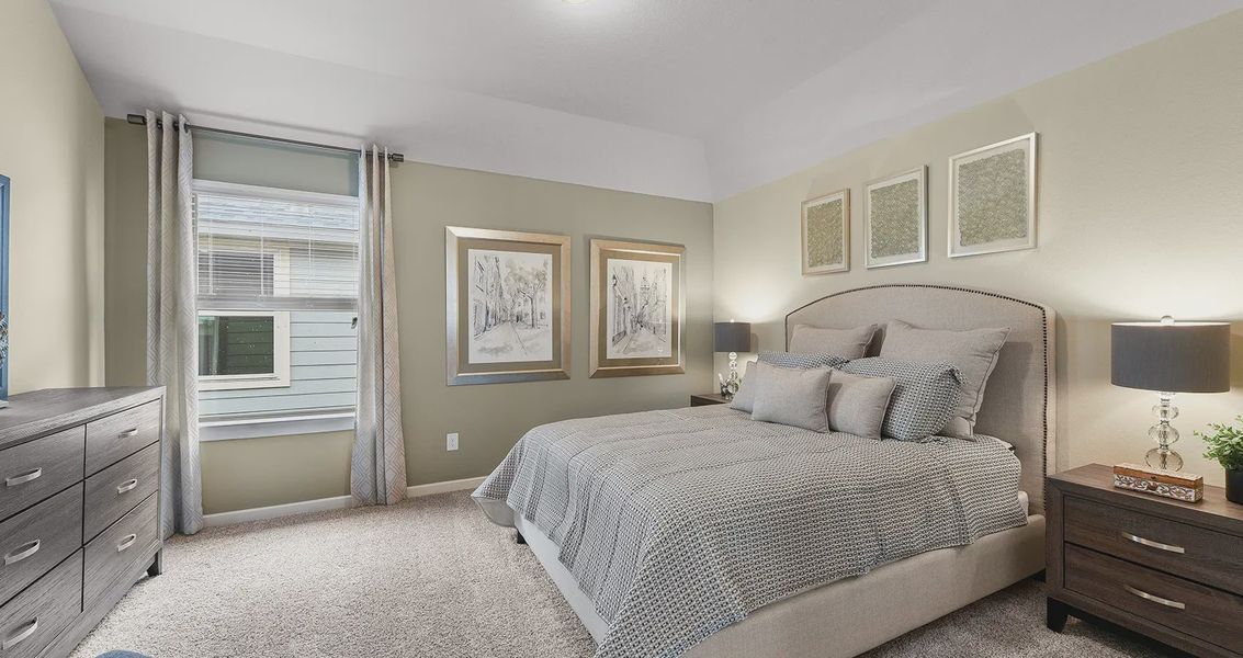 Representative furnished interior of a home built from the Portland by Chesmar Homes in Wood Leaf Reserve, Tomball (Image 12).