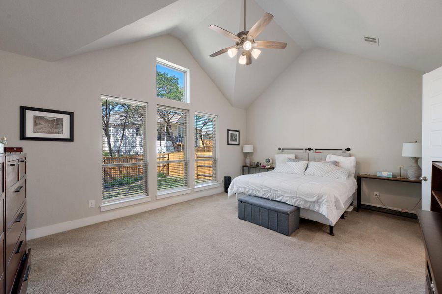 Furnished interior view inside a new home in 6 Creeks, Kyle (Image 15). Furnished interior view inside a new home in 6 Creeks, Kyle (Image 15).