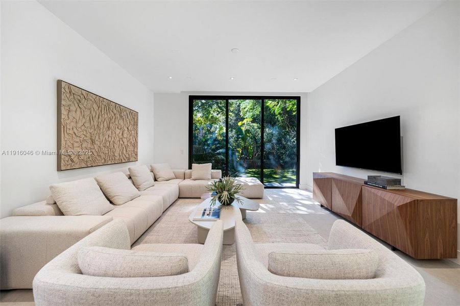 Furnished interior view inside a new home in , Miami (Image 45). Furnished interior view inside a new home in , Miami (Image 45).