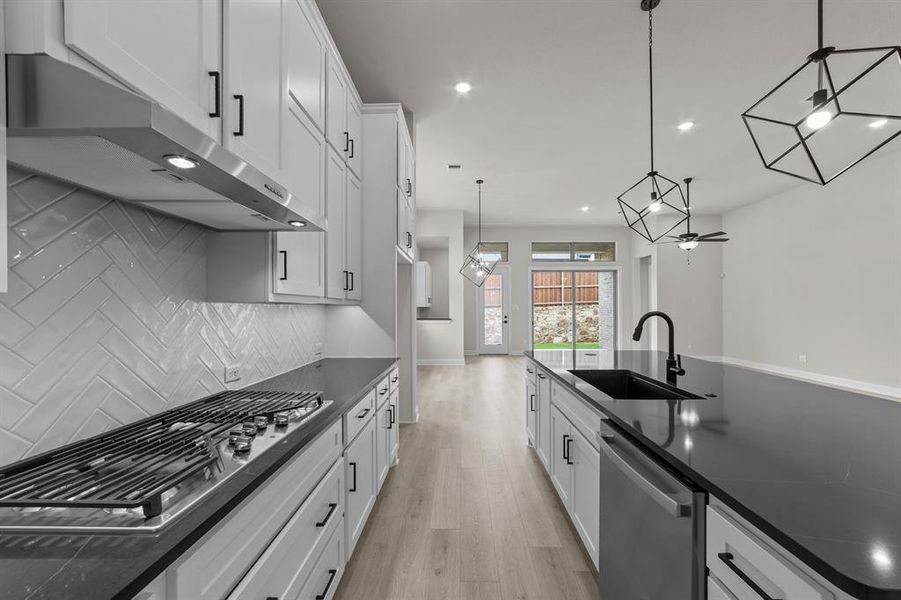 Furnished interior view inside a new home in South Pointe  Cottage Series, Mansfield (Image 10).
