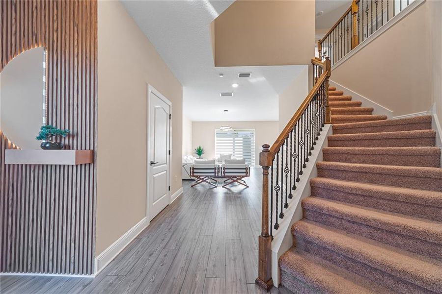 Furnished interior view inside a new home in Reunion Village, Kissimmee (Image 27).