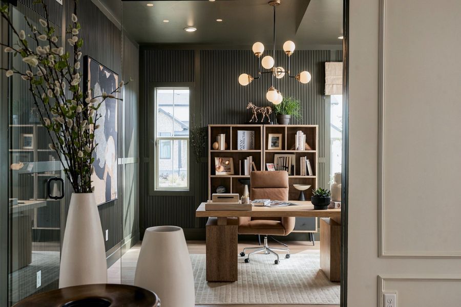 Representative furnished interior of a home built from the Crestmont by Taylor Morrison in Macanta, Castle Rock (Image 6).