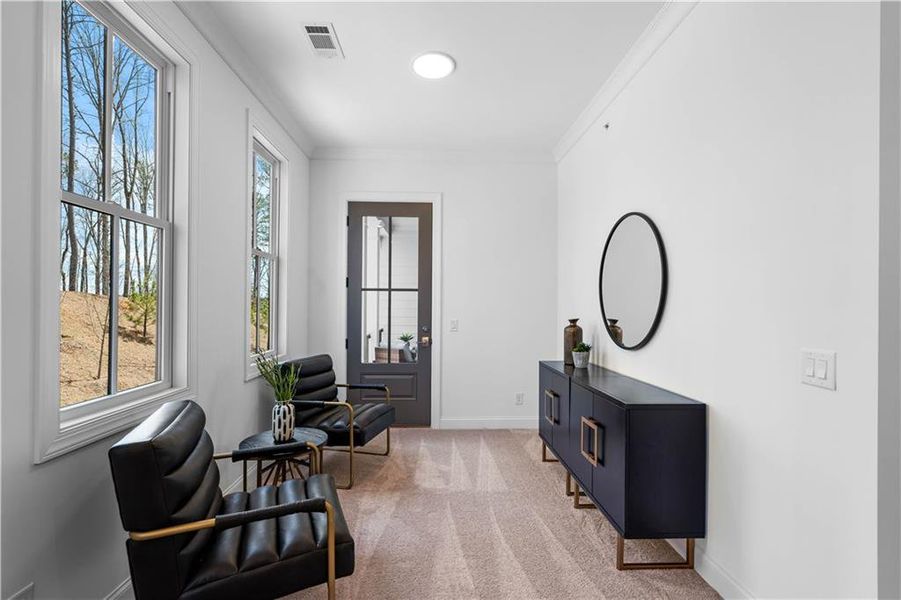 Furnished interior view inside a new home in Waterside Condos, Peachtree Corners (Image 15).