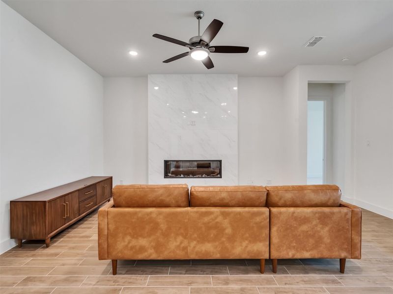 Furnished interior view inside a new home in Tompkins Reserve, Katy (Image 15).