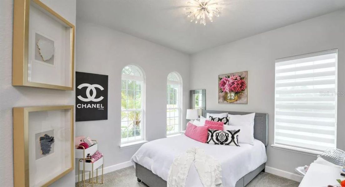 Furnished interior view inside a new home in Plantation Bay, Ormond Beach (Image 20). Furnished interior view inside a new home in Plantation Bay, Ormond Beach (Image 20).