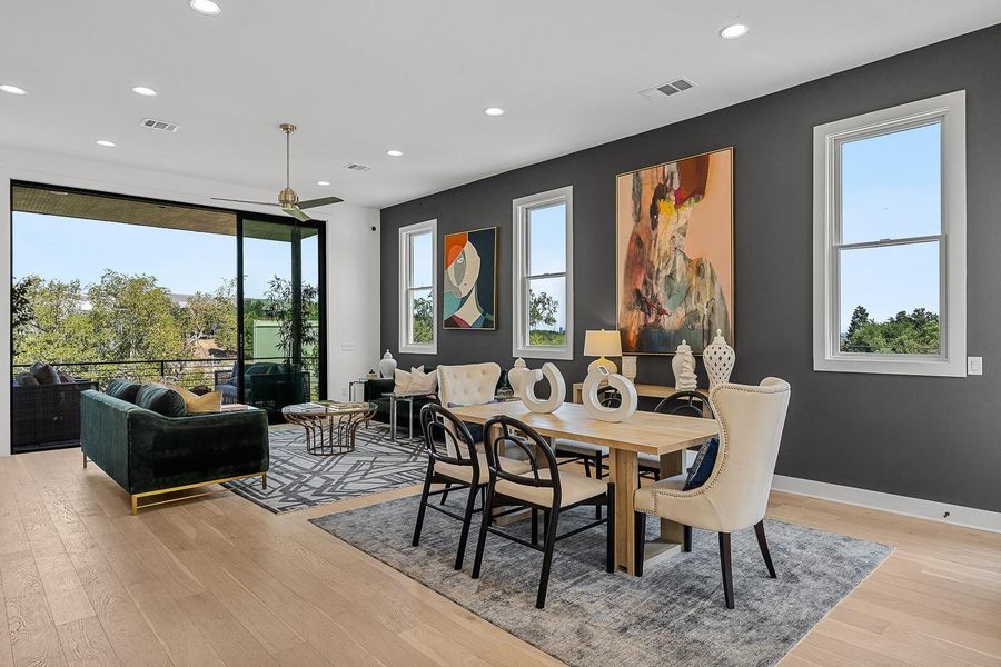Furnished interior view inside a new home in , Austin (Image 9).