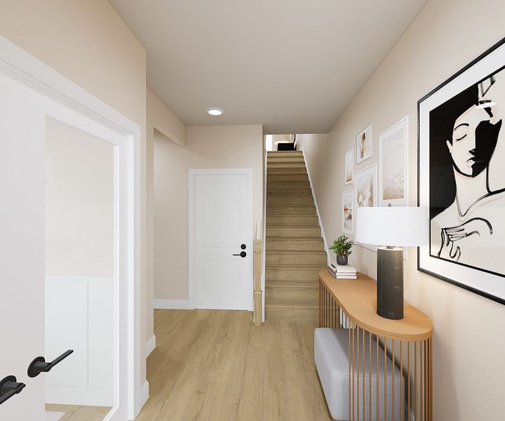 Representative furnished interior of a home built from the Duncan by Tri Pointe Homes in Old Town Village, Waxhaw (Image 6).