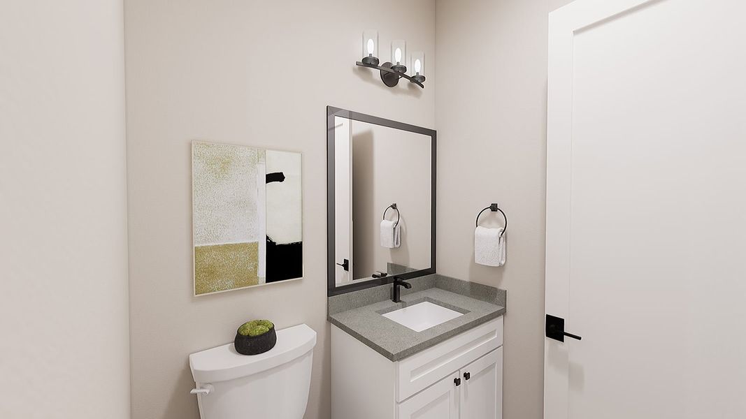 Representative furnished interior of a home built from the Parker Plan 5031 by Tri Pointe Homes in Camerano at Abel Ranch, Goodyear (Image 12).