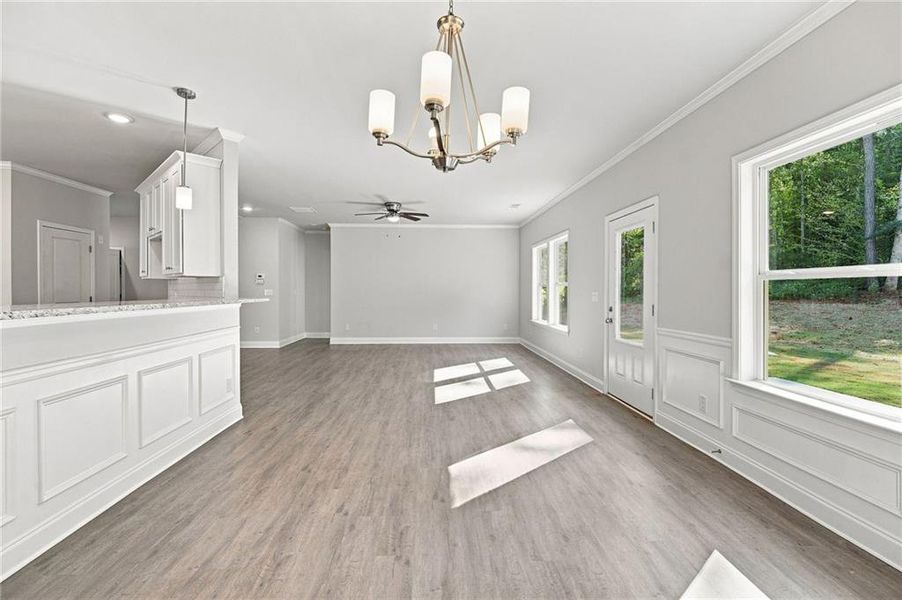 Spacious, unfurnished interior of a new home in , Gray (Image 33).