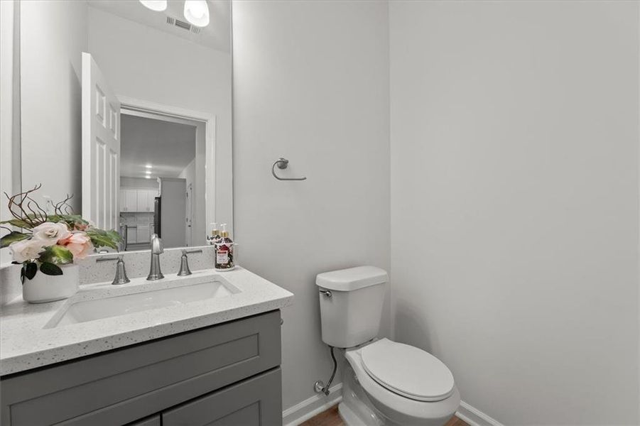 Furnished interior view inside a new home in , Hampton (Image 17).