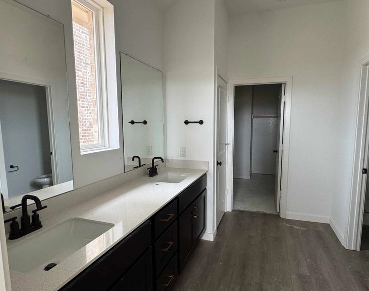Primary Bathroom Construction Progress featuring the Oxford Collection