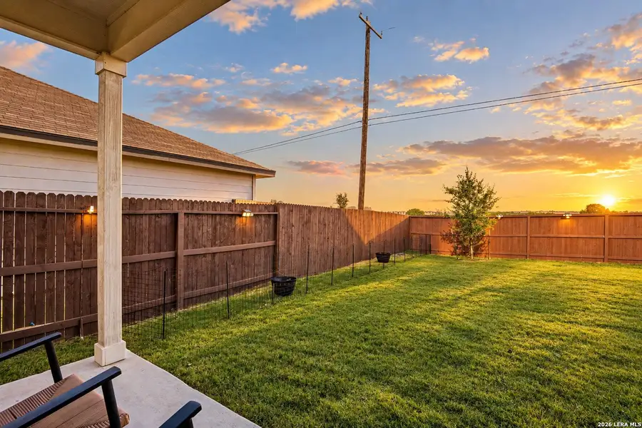 Exterior details and patio area of a home in , Converse (Image 37). Exterior details and patio area of a home in , Converse (Image 37).