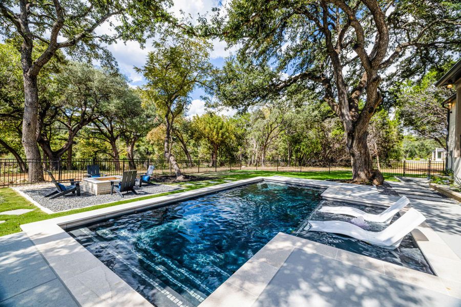 Exterior details and patio area of a home in , New Braunfels (Image 22). Exterior details and patio area of a home in , New Braunfels (Image 22).