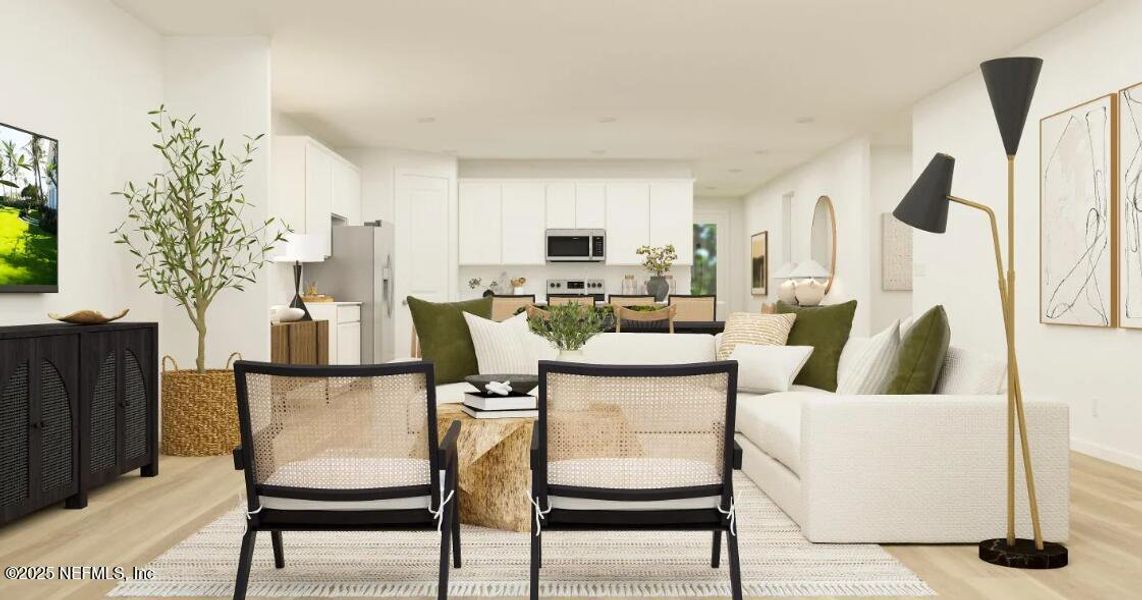 Furnished interior view inside a new home in Russell Retreat, Green Cove Springs (Image 11).