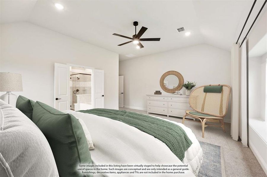 Furnished interior view inside a new home in Homestead at Daniel Farms, DeSoto (Image 16). Furnished interior view inside a new home in Homestead at Daniel Farms, DeSoto (Image 16).
