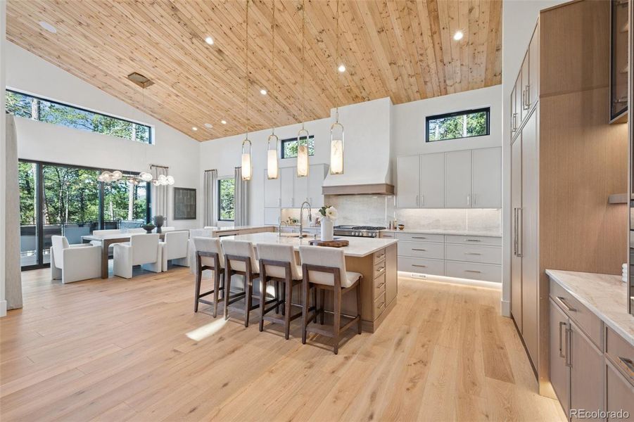 Furnished interior view inside a new home in , Monument (Image 33).