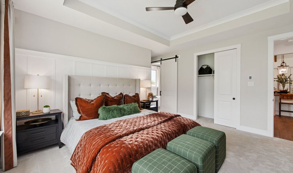 Primary suite with private primary bath