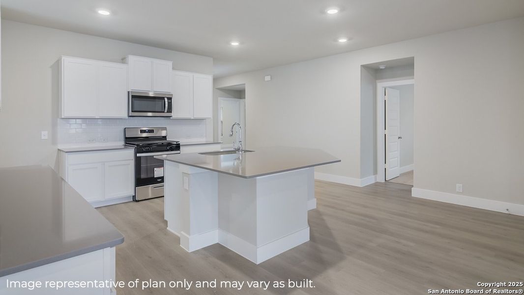Furnished interior view inside a new home in Riverstone at Westpointe, San Antonio (Image 10).
