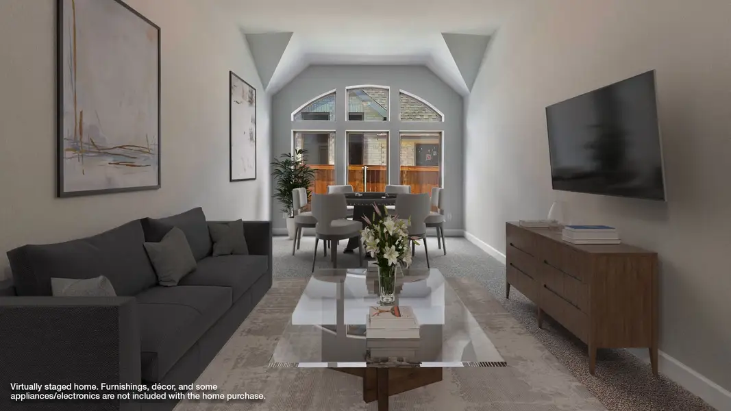 Furnished interior view inside a new home in Landmark, Denton (Image 5).