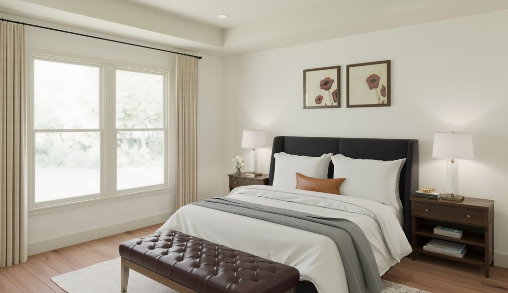 Representative furnished interior of a home built from the Winston by Fischer Homes in The Dunes at Sandbar, Santa Rosa Beach (Image 5).