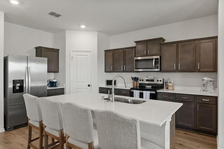 Furnished interior view inside a new home in Corsicana Commons, Corsicana (Image 29).