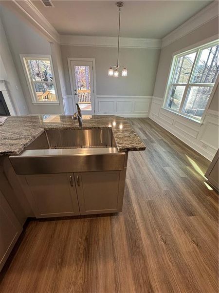 Close-up of interior finishes inside a home in Mirror Lake at South Harbour, Villa Rica (Image 15).