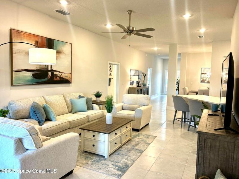 Furnished interior view inside a new home in St. John's Preserve, Palm Bay (Image 4).