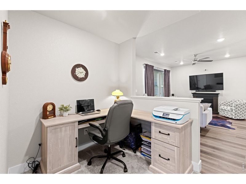 Furnished interior view inside a new home in Wilder at Timnath Ranch, Timnath (Image 17).