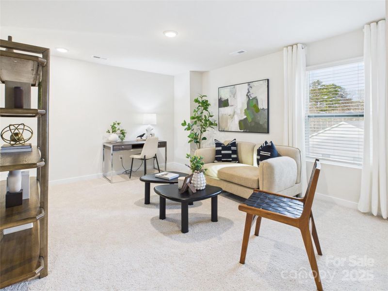 Furnished interior view inside a new home in Kinghurst Cove, Charlotte (Image 25).