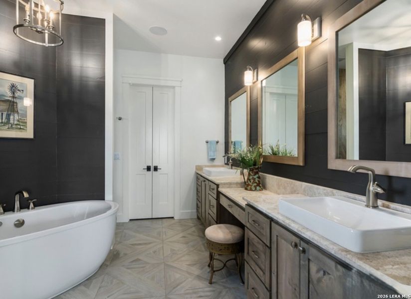 Furnished interior view inside a new home in , New Braunfels (Image 3).