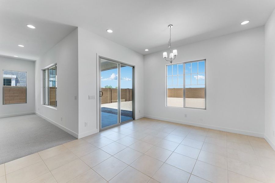 Representative unfurnished interior of a home built from the Denali by Taylor Morrison in Ellsworth Ranch Voyage Collection, Queen Creek (Image 22).