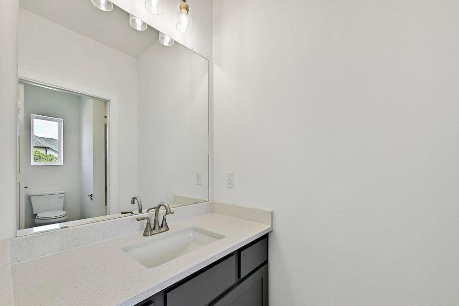 Close-up of interior finishes inside a home in Rough Hollow, Austin (Image 10).