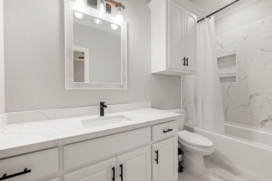 Furnished interior view inside a new home in , Beaumont (Image 24).