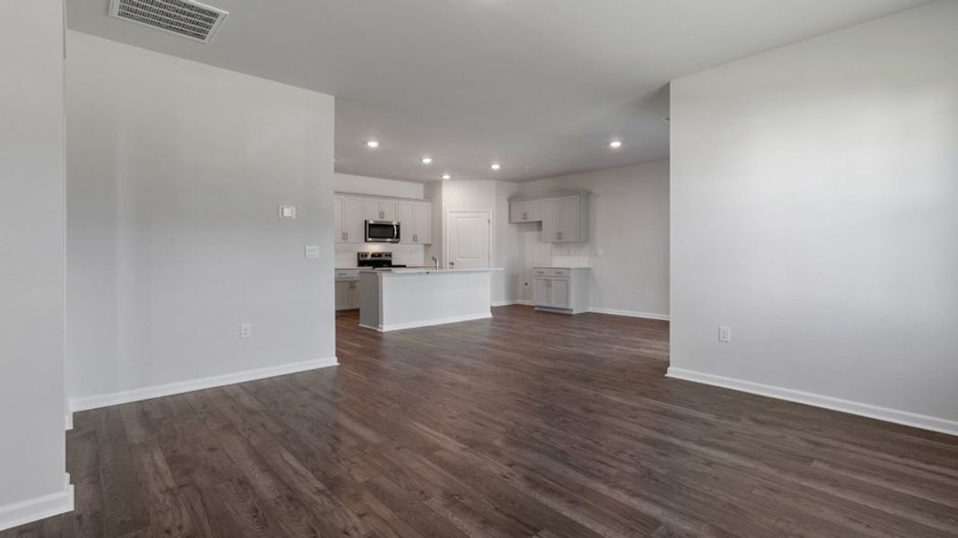 Representative unfurnished interior of a home built from the Cali by D.R. Horton in The Landing at Winston Pointe, Clayton (Image 9).