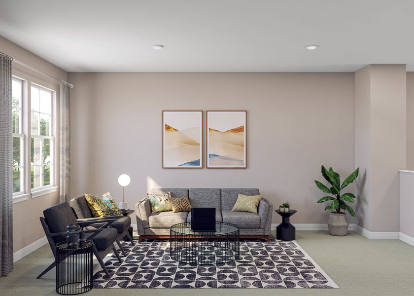 Representative furnished interior of a home built from the Martin by Tri Pointe Homes in Oakhill Reserve, Tomball (Image 15). Representative furnished interior of a home built from the Martin by Tri Pointe Homes in Oakhill Reserve, Tomball (Image 15).