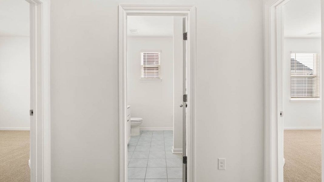 Spacious, unfurnished interior of a new home in The Gates at Pates Creek, Hampton (Image 27).