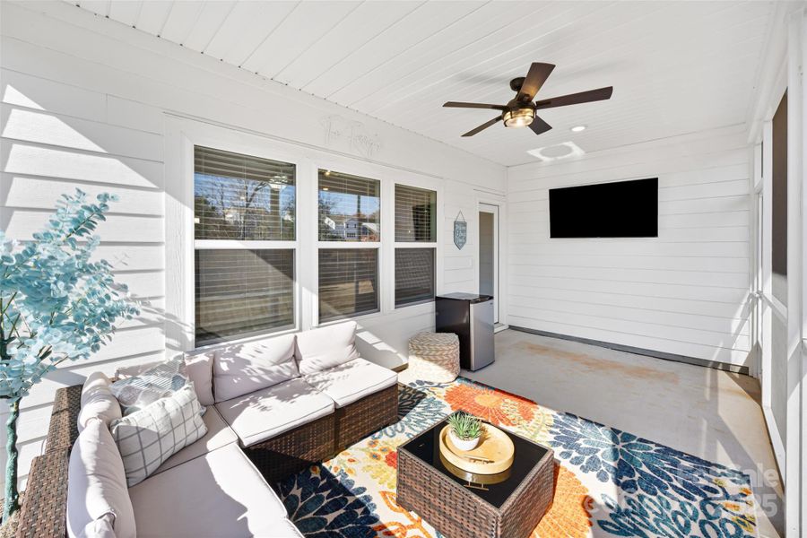 Exterior details and patio area of a home in , York (Image 21).