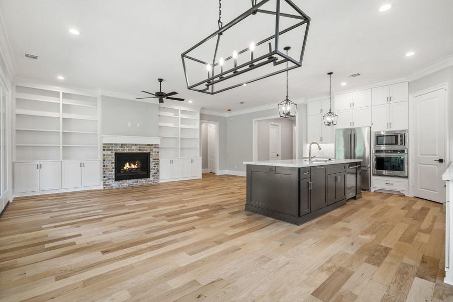Spacious, unfurnished interior of a new home in , New Waverly (Image 5). Spacious, unfurnished interior of a new home in , New Waverly (Image 5).