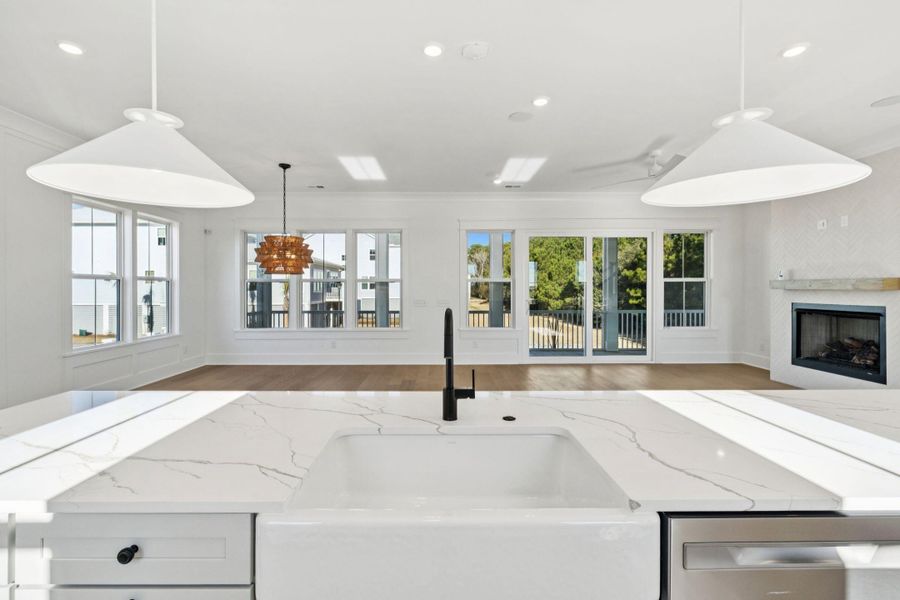 Furnished interior view inside a new home in Overlook at Copahee Sound, Awendaw (Image 7).