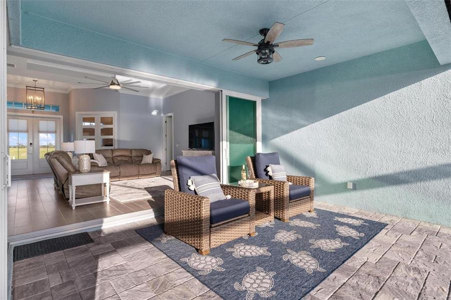 Furnished interior view inside a new home in , Placida (Image 33).