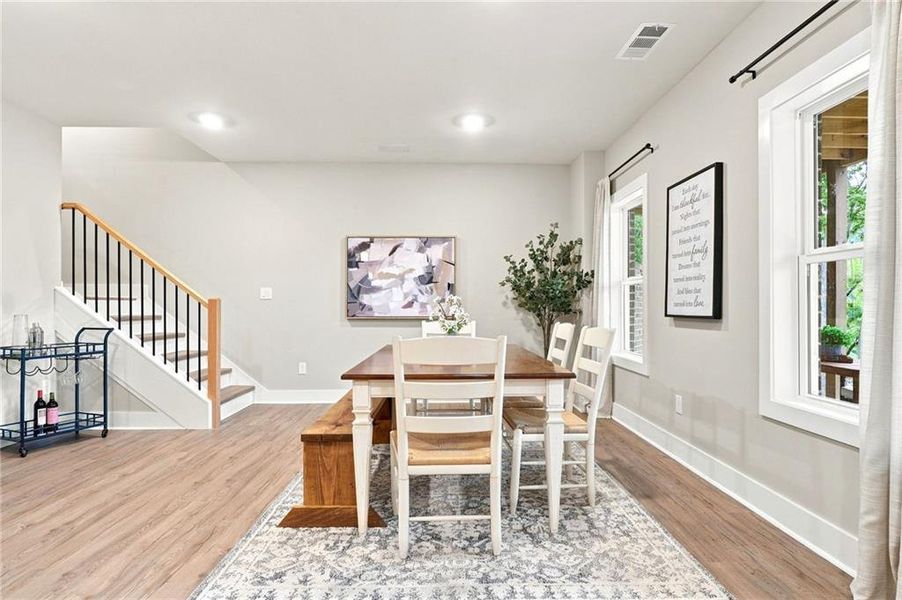 Furnished interior view inside a new home in , Ball Ground (Image 7). Furnished interior view inside a new home in , Ball Ground (Image 7).