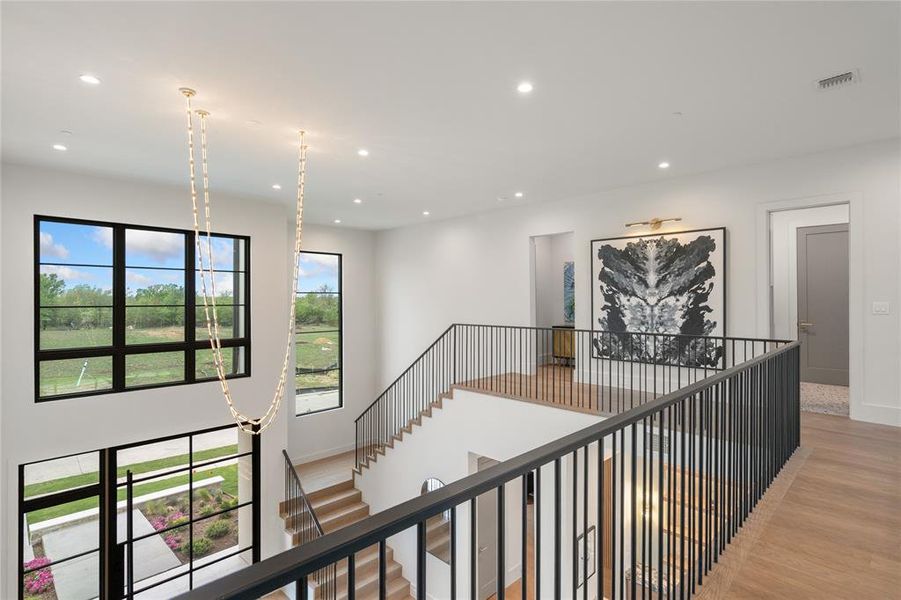 Furnished interior view inside a new home in , Frisco (Image 32).