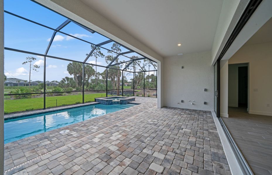 Exterior details and patio area of a home in Terreno, Naples (Image 3).