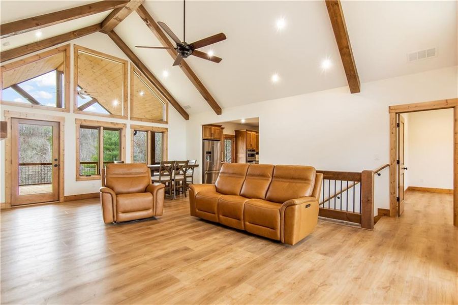 Furnished interior view inside a new home in , Talking Rock (Image 8).