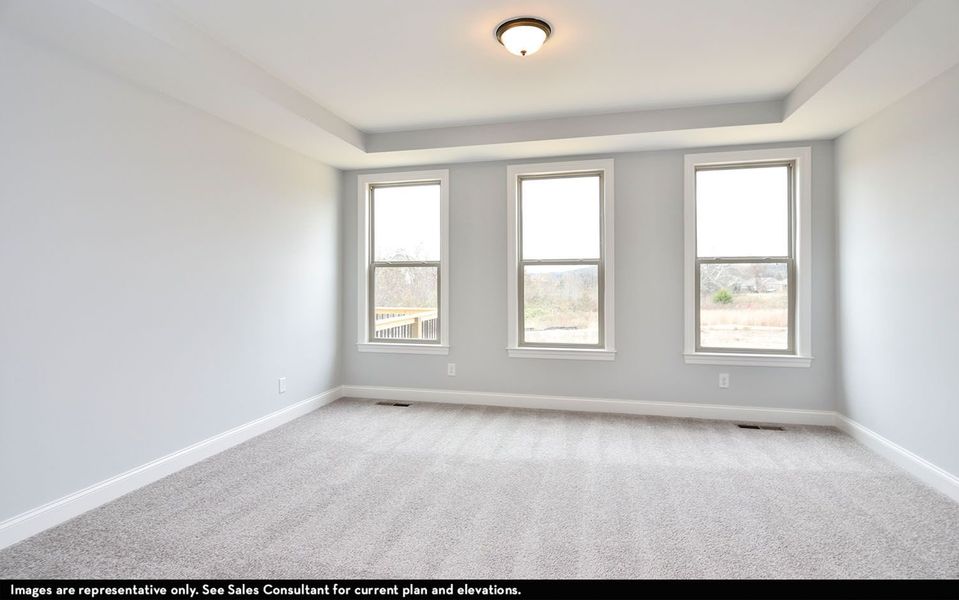 Representative unfurnished interior of a home built from the Hargrove by CastleRock Communities in Belvoir, Fairview (Image 19).
