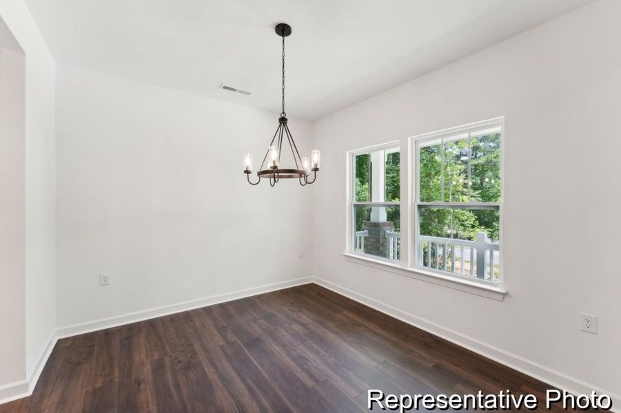 Spacious, unfurnished interior of a new home in Lake Royale, Louisburg (Image 8). Spacious, unfurnished interior of a new home in Lake Royale, Louisburg (Image 8).