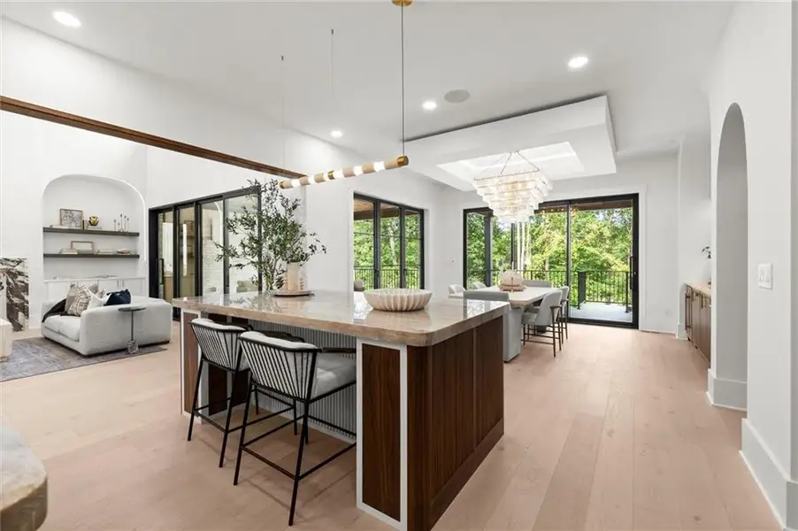 Furnished interior view inside a new home in , Alpharetta (Image 7).