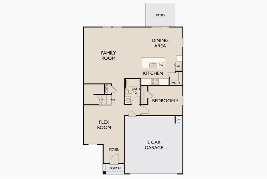 2D floor plan layout of this home in Willow Springs, Buda, TX (Image 3). 2D floor plan layout of this home in Willow Springs, Buda, TX (Image 3).