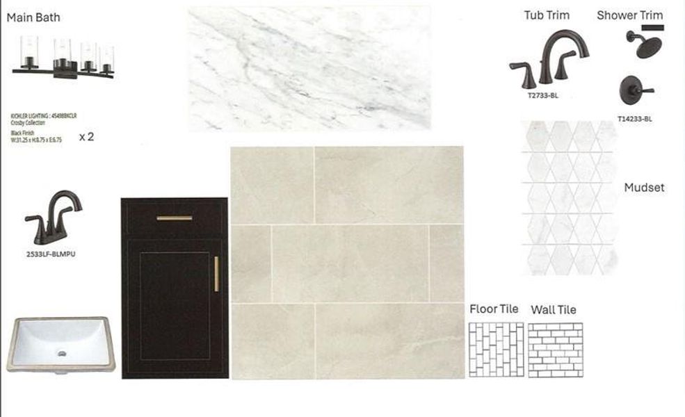 Sample of building materials used in homes in Katy Court 60', Katy (Image 13). Sample of building materials used in homes in Katy Court 60', Katy (Image 13).