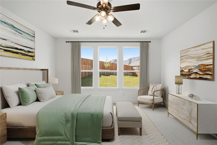 Furnished interior view inside a new home in Talon Hills, Fort Worth (Image 16). Furnished interior view inside a new home in Talon Hills, Fort Worth (Image 16).